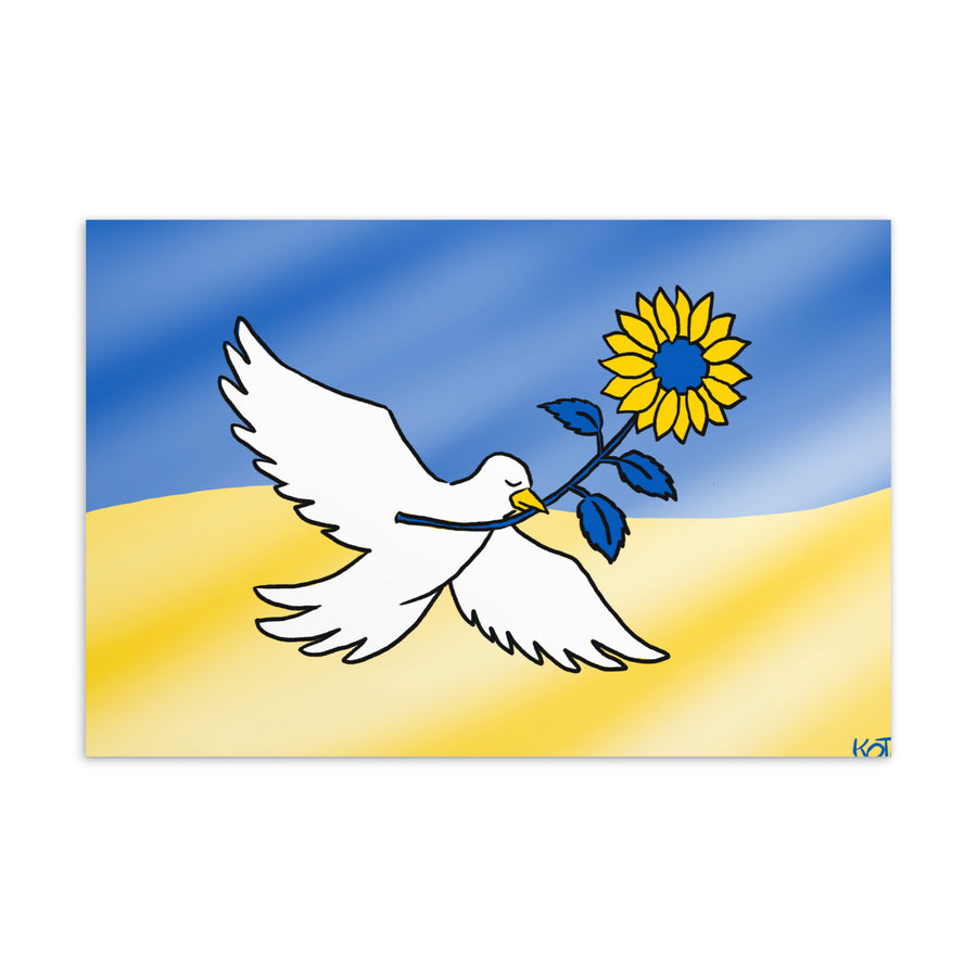 Peace For Ukraine - Standard Postcard