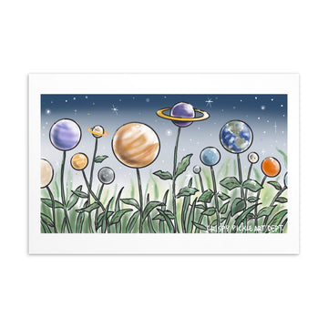 Moon Balloon - Standard Postcard