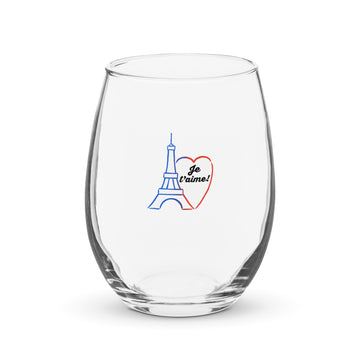 Eiffel in Love with Paris - Stemless Wine Glass