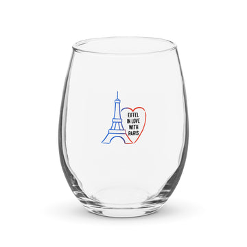 Eiffel in Love with Paris - Stemless Wine Glass