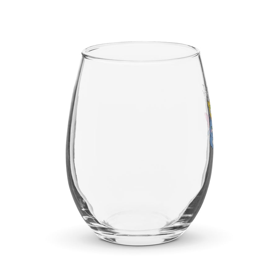 Cat Lady in Spirit - Wine Glass