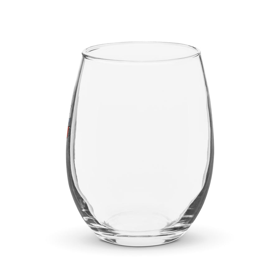 General French Ça Va! - Stemless Wine Glass