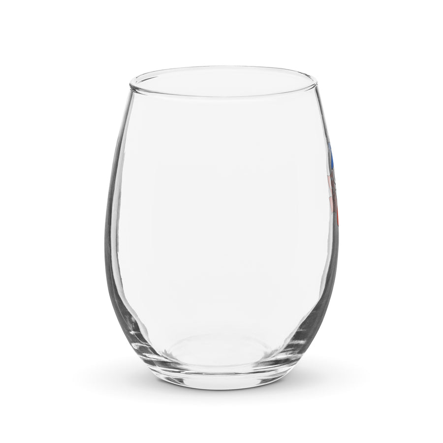 French General Ça Va! - Stemless Wine Glass