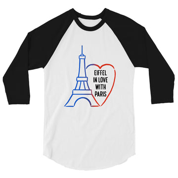 Eiffel in Love with Paris - Sleeve Raglan T-Shirt