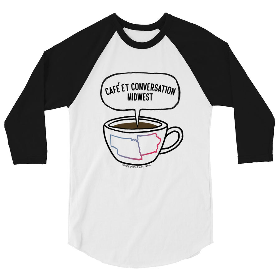 Café Et Conversation - Sleeve Raglan T-Shirt