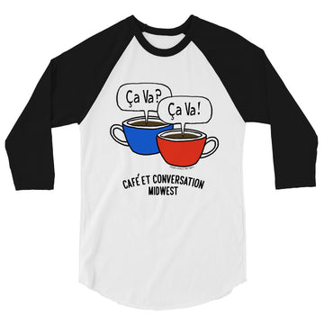 Café Et Conversation - Sleeve Raglan T-Shirt