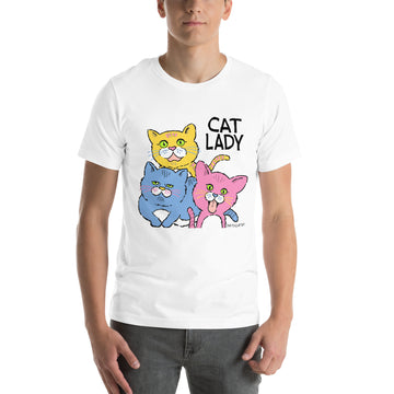 Cat Lady - Short-Sleeve Unisex T-Shirt