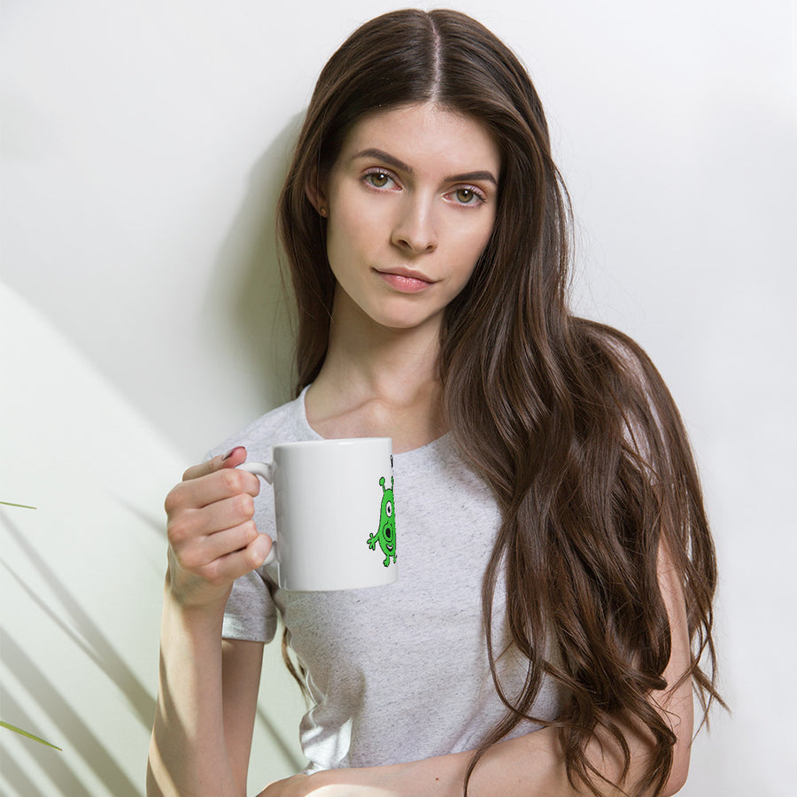 Parlez Vous Français? Alien - White Glossy Mug