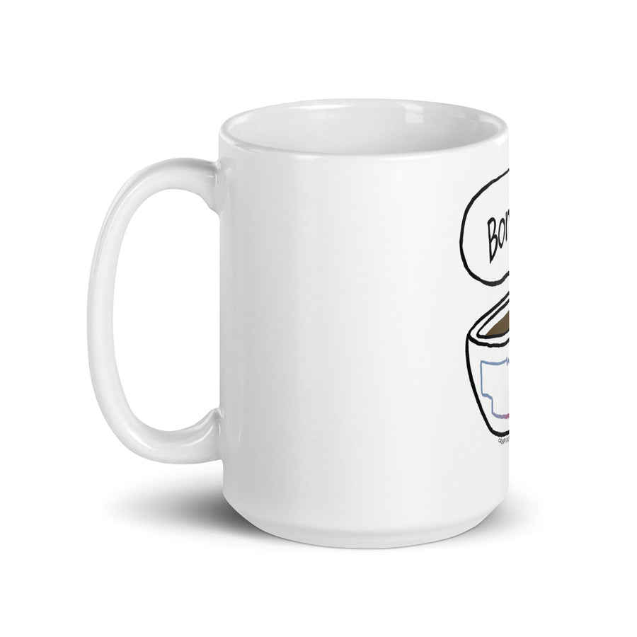 Café Et Conversation - White Glossy Mug