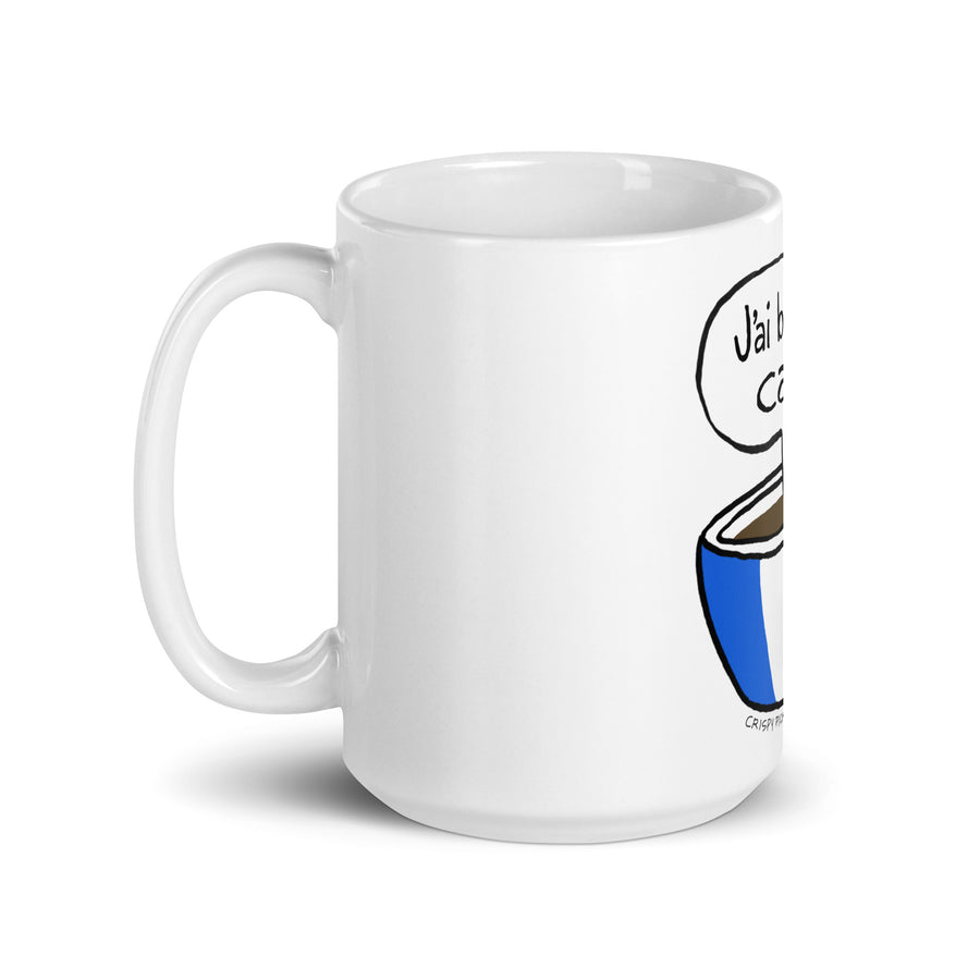 J'ai Besoin de Café! - White Glossy Mug