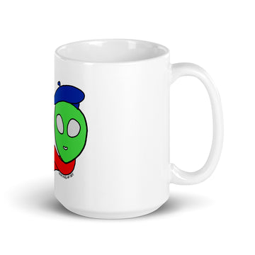 Parlez Vous Français? Alien - White Glossy Mug