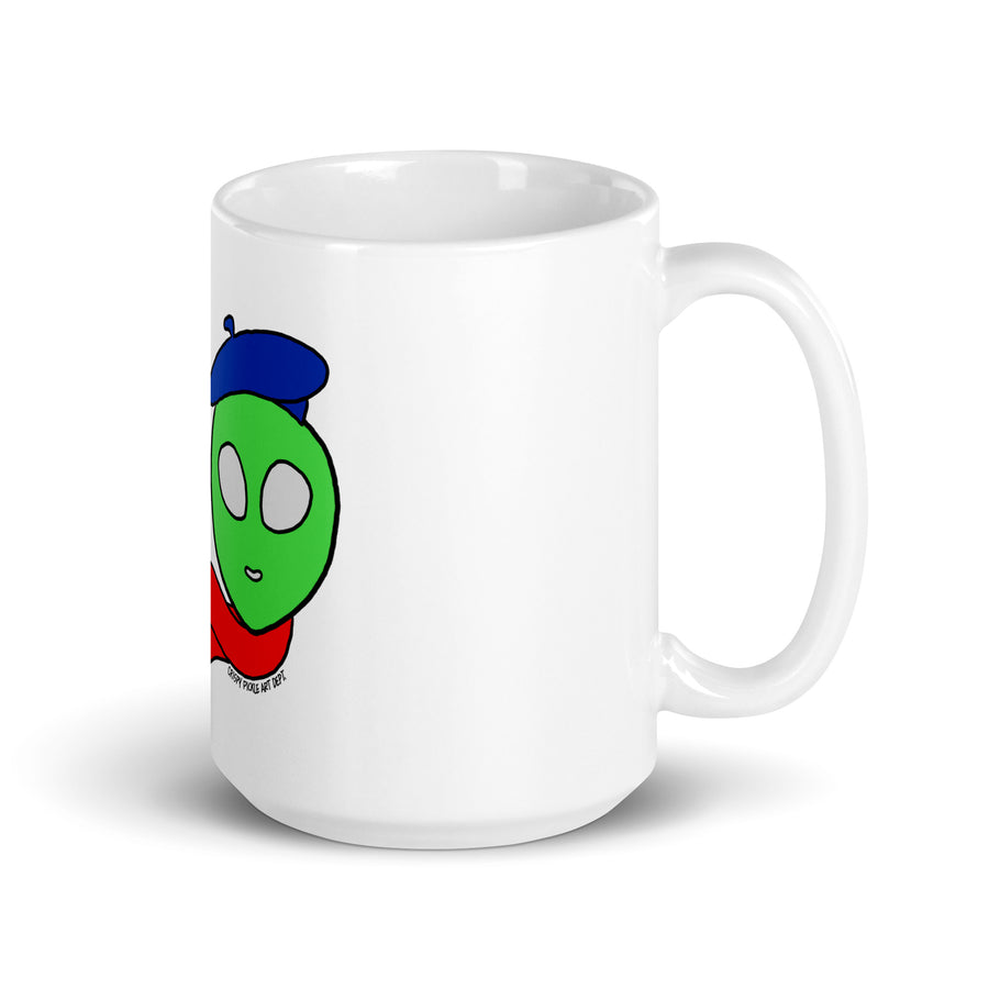 Parlez Vous Français? Alien - White Glossy Mug