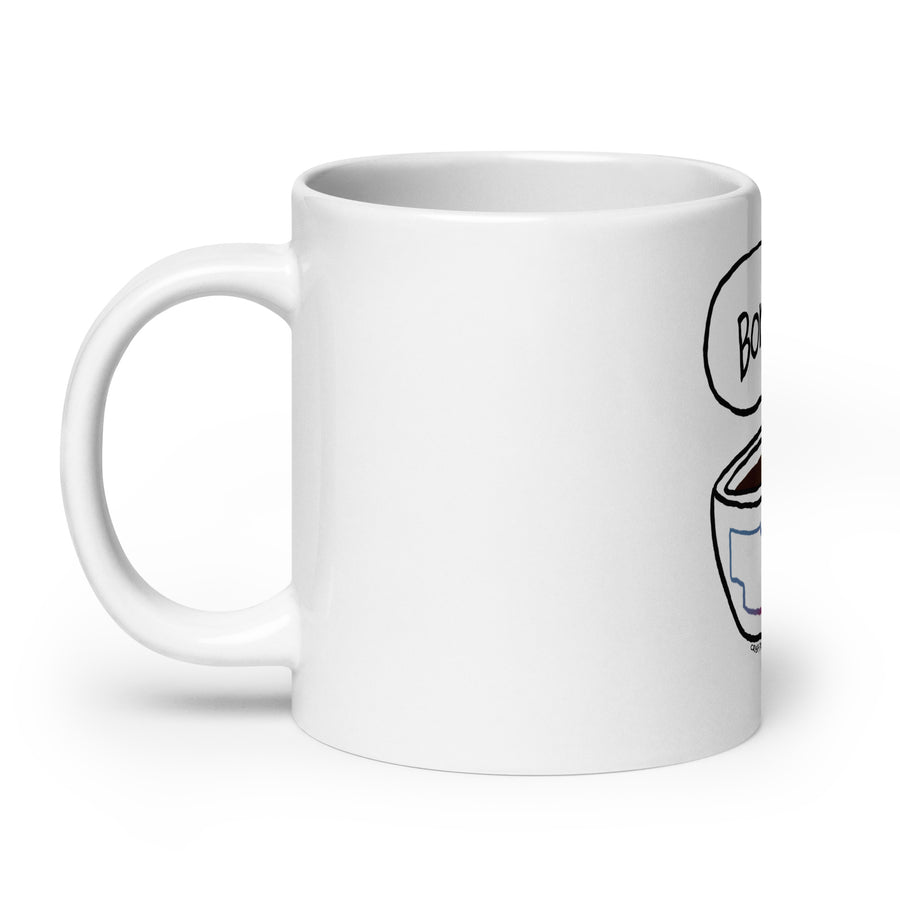 Café Et Conversation - White Glossy Mug