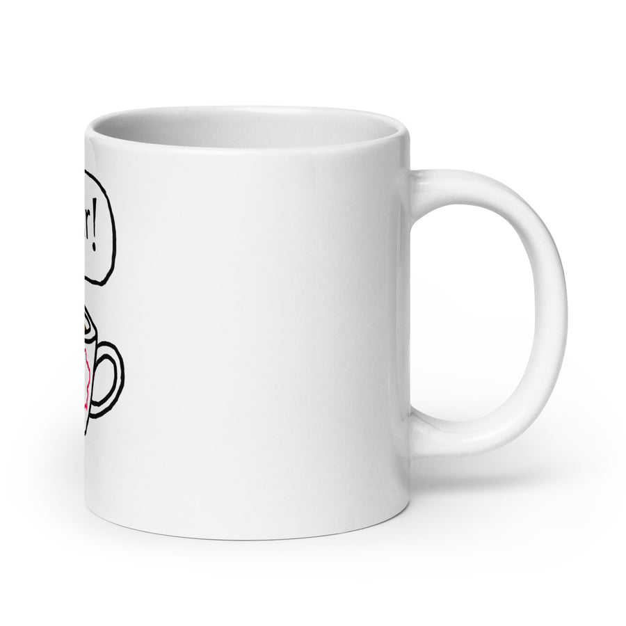 Café Et Conversation - White Glossy Mug