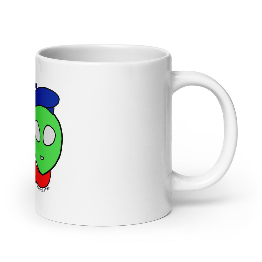 Parlez Vous Français? Alien - White Glossy Mug